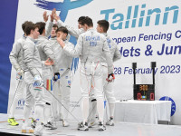 men's saber team
